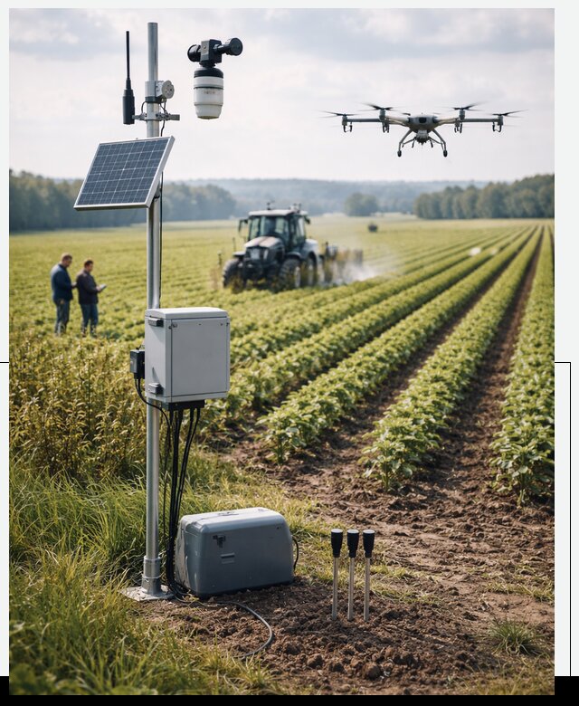 Разработка IoT мониторинга полей в Партизанске от 9123 р. | АвикейПрт